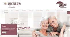Desktop Screenshot of jaso24-pflege.de